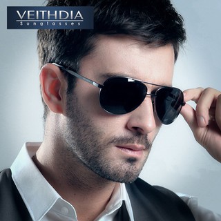 VEITHDIA แว่นกันแดดเลนส์ Polarized สำหรับผู้ชาย