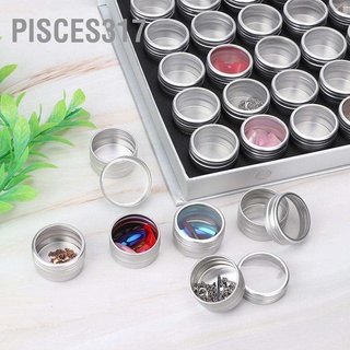 Pisces317 กล่องเก็บอุปกรณ์ตกแต่งเล็บ พลอยเทียม