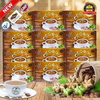 กาแฟถั่วดาวอินคา ผสมถั่งเช่า 蟲草 UMB Sacha Inchi &amp; Cordyceps Plus Coffee 12 ซอง 12 กล่อง สินค้าพร้อมส่ง