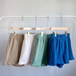 Sweat short pants กางเกงขาสั้นสายฝอ สายเกามินิมอล แมทง่าย ผ้านุ่ม ใส่สบาย **พร้อมส่ง**