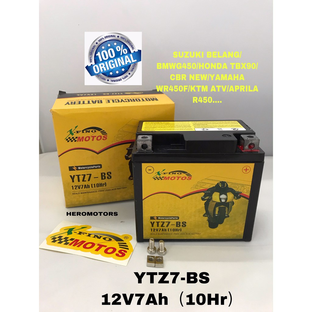 MARI-MARI TENGOK BATTERY MOTORCYCLE, BATTERY YTZ7-BS(X-FINO)