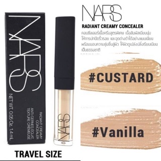 แท้💯นาร์สคอนซีลเลอร์ NARS Radiant Creamy Concealer 1.4ml tester และ 6ml.ไซส์ขาย Vanilla/Custrad