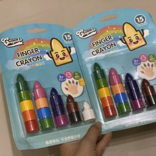 มาน้อยรีบสั่งน้าาา Finger crayon
สีเทียนสวมนิ้ว 15 สี!!