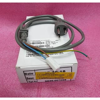 อะไหล่แท้ศูนย์/สายไฟไมโครเวฟซัมซุง/DE96-00709B/SAMSUNG/ POWER CORD-AT;H05VV-F 3X1.0MM2,GRY,TH3S,