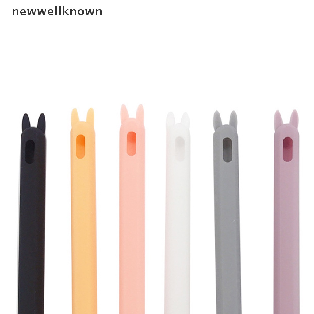 [newwellknown] กระเป๋าใส่ปากกา ซิลิโคน น่ารัก สําหรับ Apple Pencil iPad