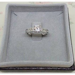 💍💎แหวนเพชรCZ💍💎 💘ตัวเรือนทำจากเนื้อเงินแท้ 925💖