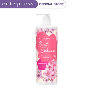 CUTE PRESS ครีมอาบน้ำตัวหอม SWEET SAKURA SHOWER CREAM