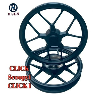 ล้อแม็ก(Racing HL) 14"  Click,Click i,Scoopy i  สีดำ  Y55-B รหัสสินค้า034142