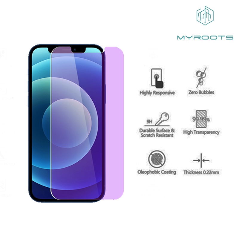 Myroots กระจกนิรภัย Blue Light Ray Samsung A01 Core - M01 Core การป้องกันหน้าจอ ESD