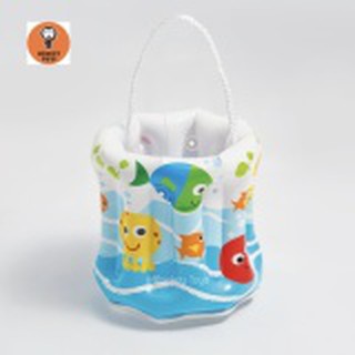 Monkey Toys ตะกร้าเป่าลม 19x19cm Shell Bucket INTEX 58681