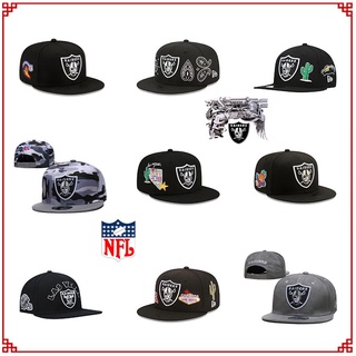 หมวกแก๊ป NFL Oakland Raiders สไตล์วินเทจ สําหรับผู้ชาย และผู้หญิง เหมาะกับการเล่นกีฬากลางแจ้ง