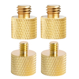 ✿ Pure Copper 1/4 Female to 3/8 Male Tripod Thread 1/4 Male to 3/8 Female Reducer Adapter Mount Screw for Photofraph Light