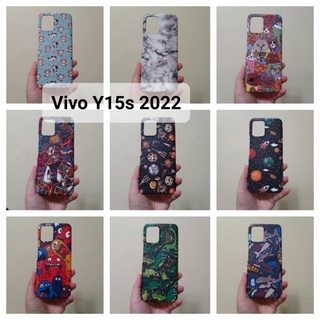 เคสแข็ง Vivo Y15s 2022 เคสไม่คลุมรอบนะคะ เปิดบน เปิดล่าง (ตอนกดสั่งซื้อ จะมีให้เลือกลายก่อนชำระเงินค่ะ)