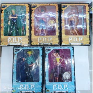 Mega House POP Onepieece Luffy Zoro Nami Sanji Nicorobin มือ2 JP