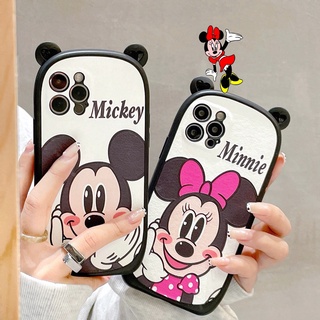 เคสโทรศัพท์มือถือ ลายการ์ตูนมิกกี้ มินนี่เมาส์น่ารัก สําหรับ iphone 14 pro max 13 pro max 12 pro max 11 pro max xs max xr x 7 plus 8 plus