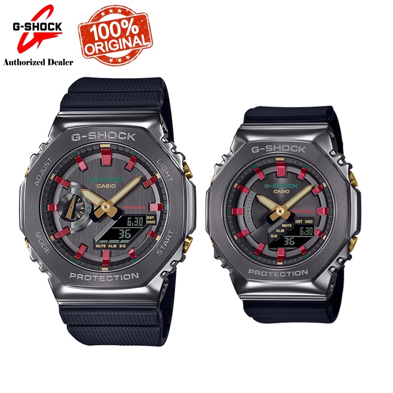 G//shock GM-2100 เหล็กกีฬานาฬิกา GM-2100CH-1A คู่ชุด Limited Edition Gm2100 สายนาฬิกาเรซิ่น f857