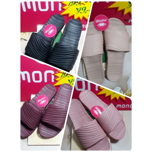 รองเท้า สวม MONOBO moniga 10.3 ลายน้ำ สวยเด่น