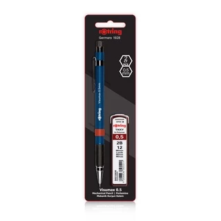 Rotring Visumax (รอตติ้ง) ดินสอกดรอตติ้ง 0.5 มม. ฟรี ไส้ดินสอกด2B ดินสอกด ดินสอ ไส้ดินสอdf ไส้ดินสอ2B
