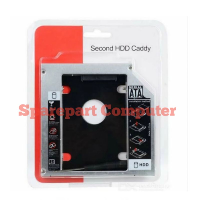 HDD Canddy Slim 9.5 มม. SATA DVD Slot ฮาร์ดไดรฟ์