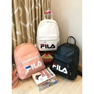 💕 FILA CLASSIC Backpack Sack แบรนด์ดังจากอิตาลี กระเป๋าเป้สะพายขนาดกลาง