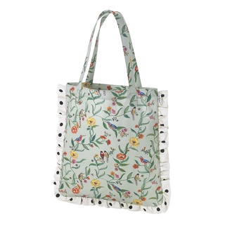 Cath Kidston Frill Tote Summer Birds Green