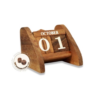 ปฏิทินไม้ Calendar Wooden Block