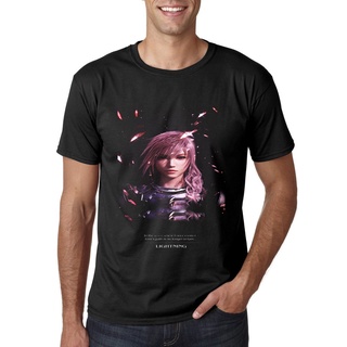 เสื้อยืด พิมพ์ลาย Final Fantasy 13 FF XIII Lightning สําหรับผู้ชาย