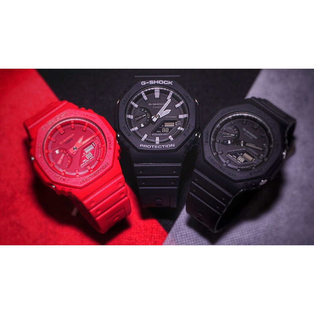 แท้ประกัน ศูนย์ New Color G-Shock GA-2100 Series  GA-2100-4A GA-2100THS GA-2100THB GA-2100TH-1A ประกันศูนย์  1 ปี i0QF