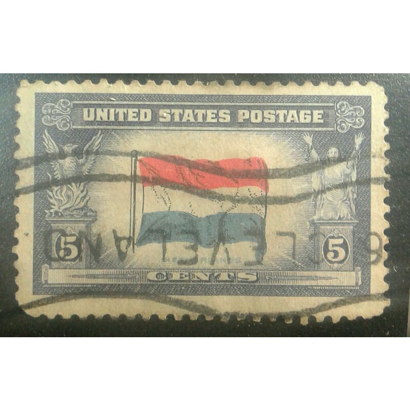 แสตมป์ แสตมป์ สหรัฐ ฝรั่งเศษ ช่วงสงครามโลกครั้งที่2 1943 France 5 Cents US Postage Stamp World War I