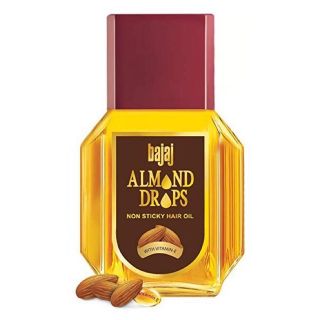 Bajaj Almond Drops น้ำมันใส่ผมอัลมอนด์ ฟื้นฟูผมเสีย กลิ่นหอม 19 ม.ล./45มล