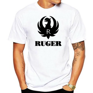 เสื้อยืดผ้าฝ้ายพิมพ์ลายขายดี Ruger เสื้อยืดลําลอง สําหรับผู้ชาย แขนสั้น คอกลม พิมพ์ลายโลโก้ 2nd Amendment Pro Gun Rights