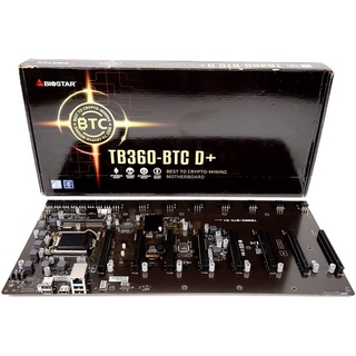 Mainboard Mining Biostar TB360 BTC D+ (Intel 8th and 9th Gen) LGA1151 SODIMM DDR4 8 GPU Support GPU Mining Motherboard