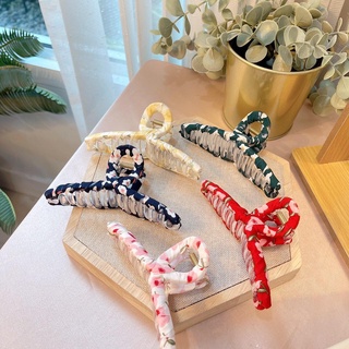 กิ๊ฟหนีบผม พร้อมส่ง!! กิ๊ฟแบบยาวพันริบบิ้นลายดอก ทรงสวย ทรงเรียวๆ หนีบแน่น ผมหนาหนีบได้ 👍