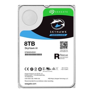 SEAGATE SKYHAWK AI 8TB SURVEILLANCE 7200RPM 256MB ST8000VE001