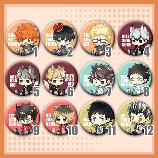 เข็มกลัดไฮคิว Pin Badge Haikyuu!!!