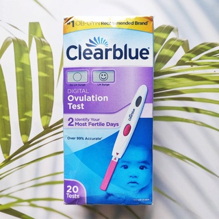 80% Sale!!! โปรดอ่าน EXP: 04/23 ชุดทดสอบการตกไข่แบบดิจิตอล Digital Ovulation Test Kit 20 Tests (Clearblue®) ที่ตรวจครรภ์