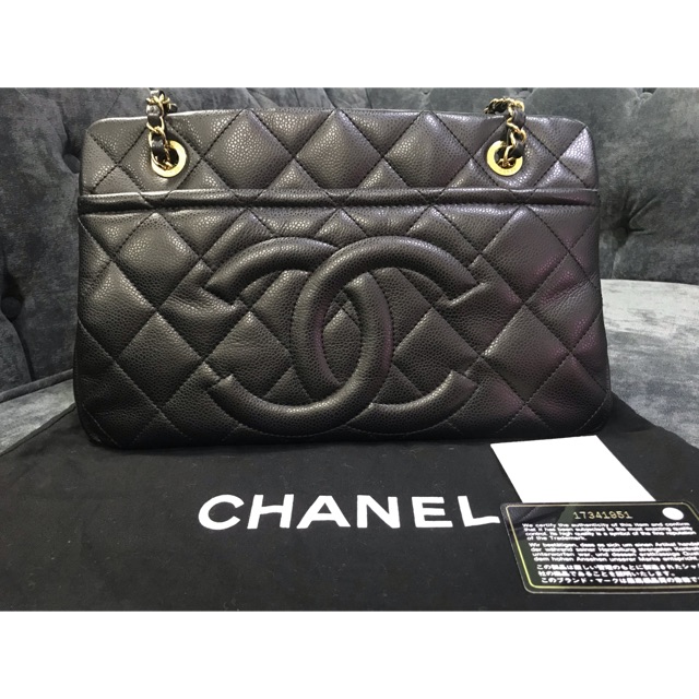 Chanel timeless tote Cavier holo17