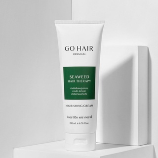 Go hair seaweed hair therapy โกแฮร์ ซีวีส แฮร์ เทอราฟี่ ช่วยบำรุงผมแห้งเสีย 200ml.