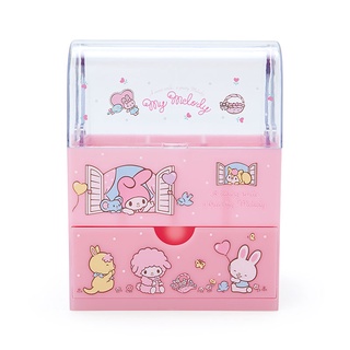 กล่องสำหรับใส่อุปกรณ์แต่งหน้าพร้อมฝาปิด ลาย My Melody mm / My Melody / MyMelody