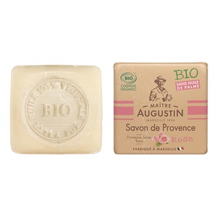 Maitre Augustin Provence Soap Rose สบู่ออแกนิค โปรวองซ์ โซบ โรส กลิ่นกุหลาบ (100 g)