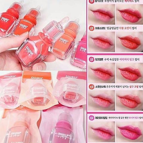 พร้อมส่ง!ฮิต รีวิวเเน่น ทาเเล้วปัง ของเเท้ Peripera Sugar รูปที่ 4