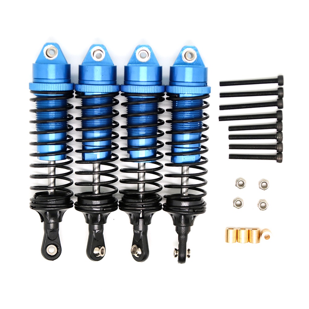 4PCS โลหะโช้คอัพ Damper สําหรับ 1/10 YK4102 YK4103 1/8 YK4082 YiKong RC Crawler รถอะไหล่อัพเกรด