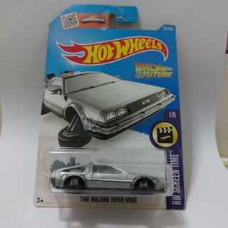 รถเหล็ก Hotwheels TIME MACHINE HOVER MODE BACK TO THE FUTURE 221/250 (ib026)