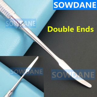 Composite Dental Resin Composite Trimmer Instrument spatula Amalgam Plastic Double Ends Dental mixing Spatula Tool