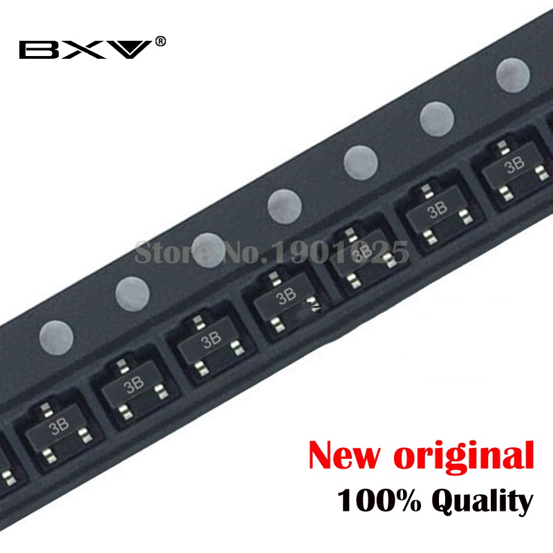 100PCS BC856B SOT-23 BC856 SOT 3B SMD ใหม่และ