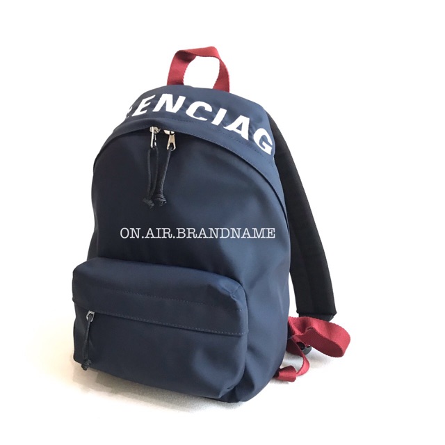 New balenciaga small backpack สีกรมสวยมาก