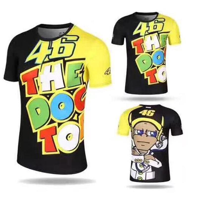 เสื้อยืดแขนสั้น moto gp vr 46 แบบแห้งเร็ว