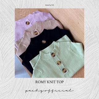 PACHY | Romy knit top เสื้อโปโลไหมพรมแขนสั้น