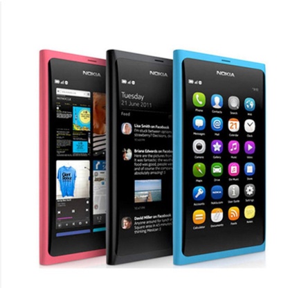 Nokia N9 A-GPS WIFI 3G GSM 8 MP กล้อง 16GB โทรศัพท์มือถือปลดล็อกภายใน