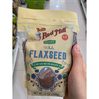 แฟลกซ์ซีด คีโต Bobs red mill organic Flaxseed บ๊อบ Bob Keto 368 กรัม